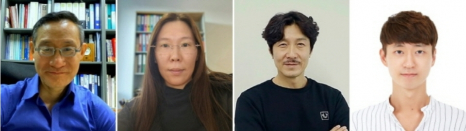 (왼쪽부터) 의과대학 고기성 교수, 오스트리아 린츠대 오유진 박사, 성균관대 박성수 교수, 박찬용 박사(한국기계연구원)   중앙대 제공